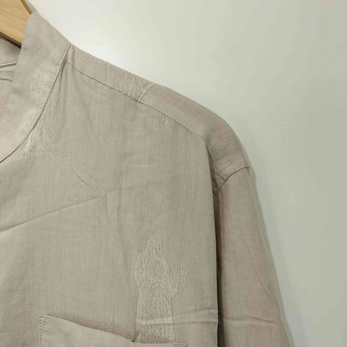 ストフ STOF L/S バンドカラー ロングシャツ メンズ